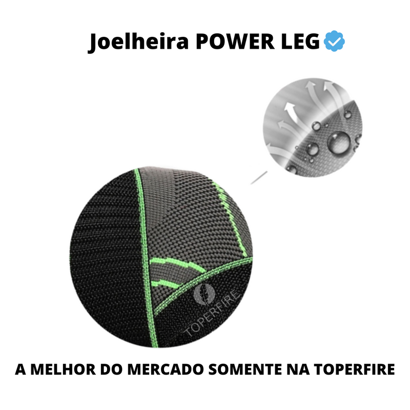 Joelheira Ortopédica de Compressão e Estabilidade Power Leg