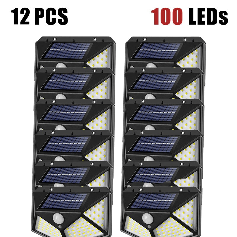 Luz LED de Placa Solar com Detector de Movimento (LEVE MAIS E PAGUE MENOS)