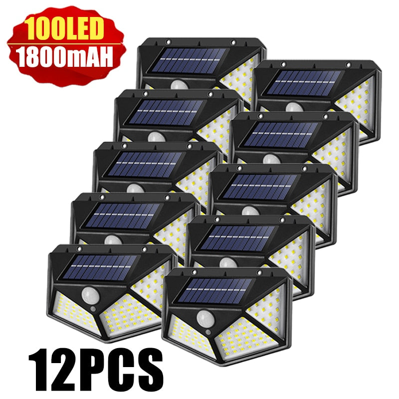 Luz LED de Placa Solar com Detector de Movimento (LEVE MAIS E PAGUE MENOS)